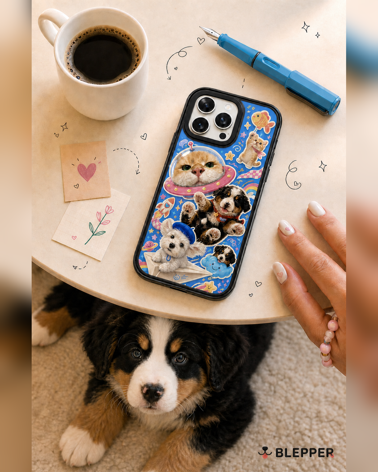 Blepper Custom Soft-Touch Phone Case