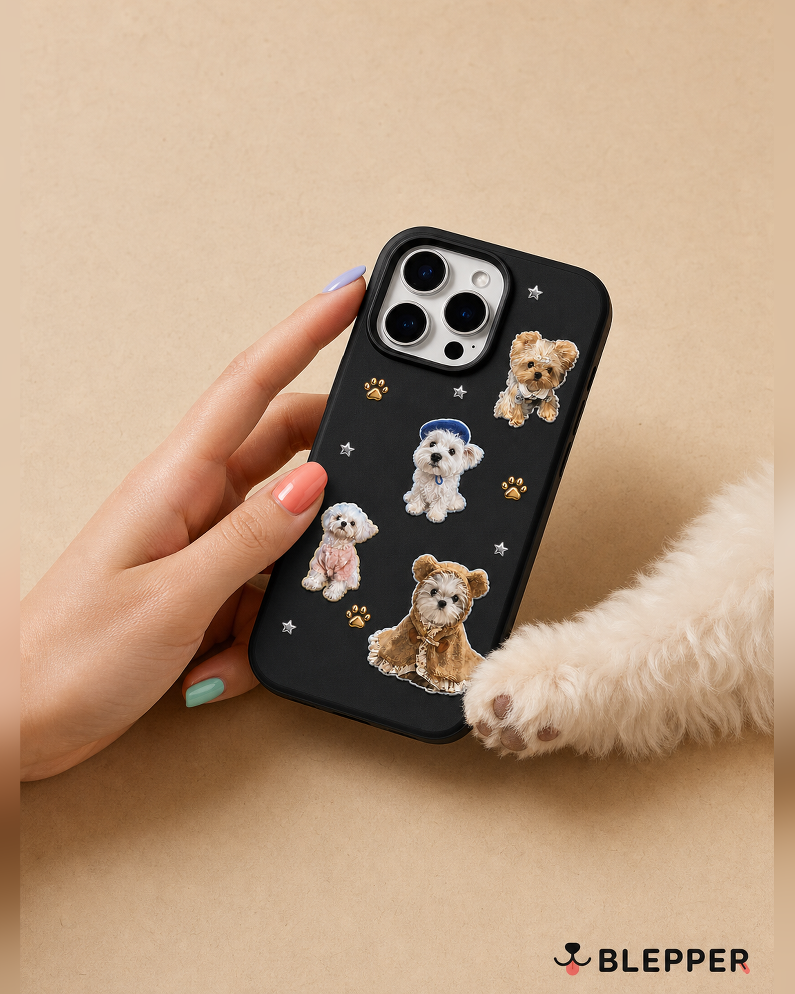 Blepper Custom Gilded Glow Phone Case