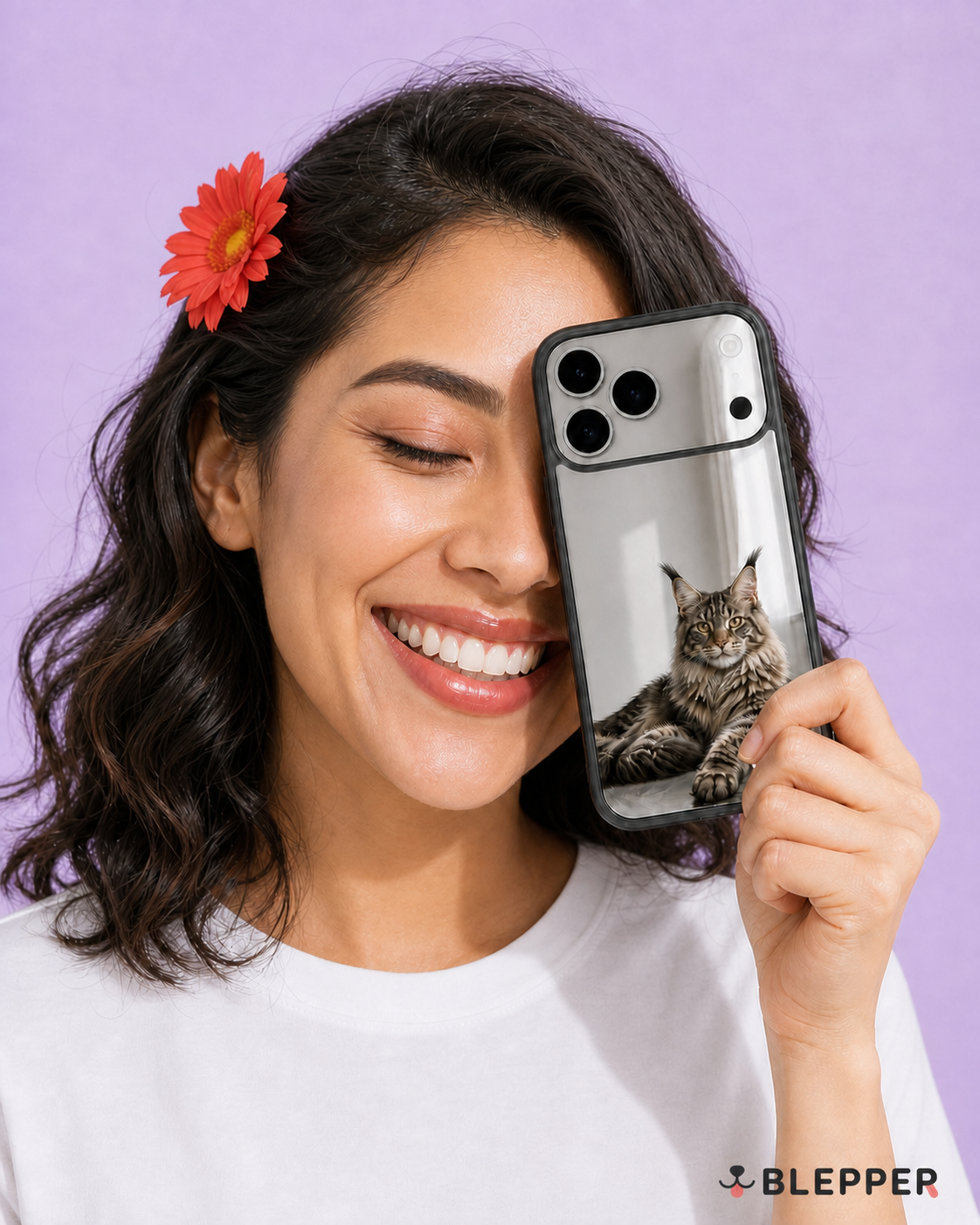 Blepper Custom Mirror Phone Case