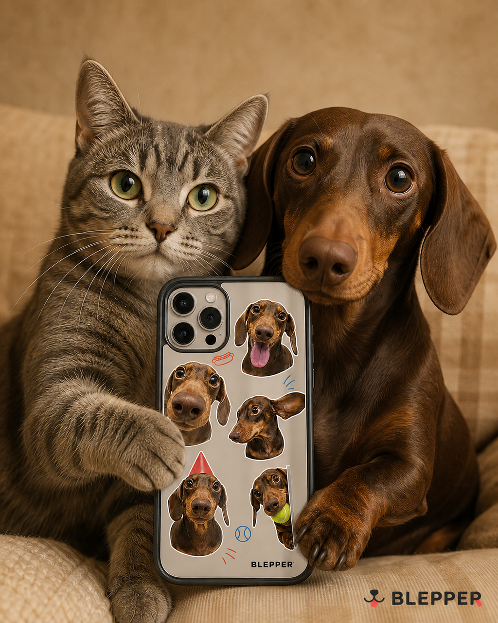 Personalised Pet Mirror iPhone Case