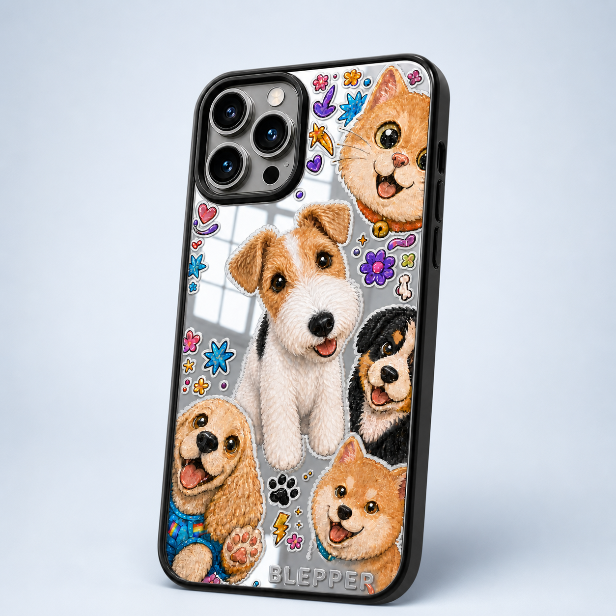 Blepper Custom Mirror Phone Case