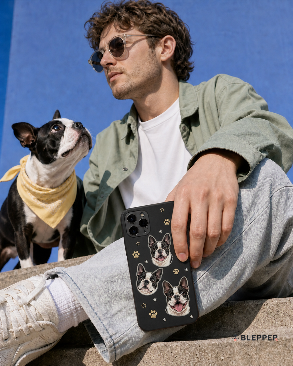Personalised Pet Gilded Glow iPhone Case