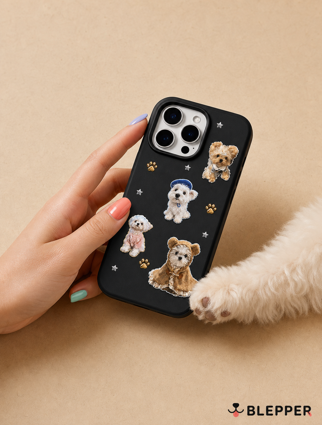 Blepper Custom Gilded Glow Phone Case
